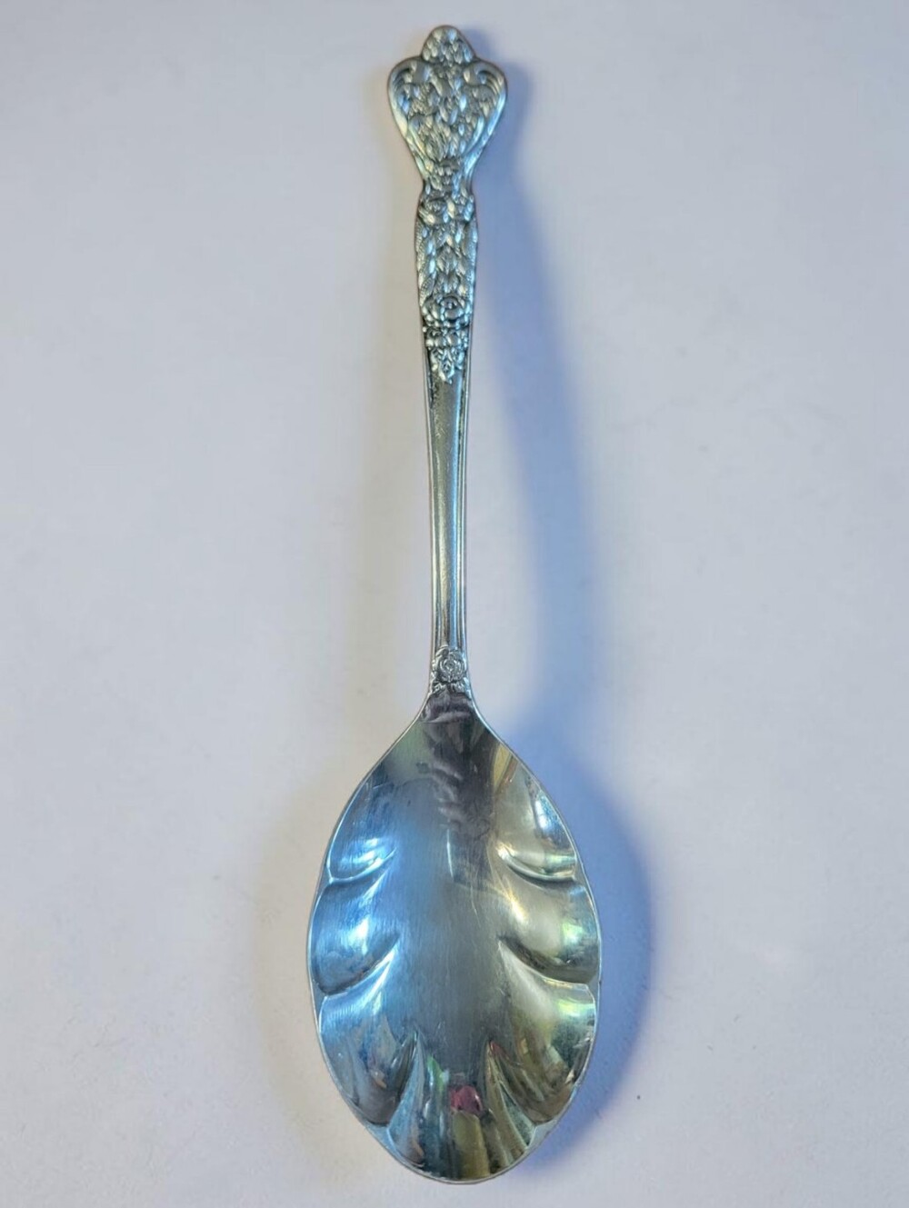 Vtg 1965 Versailles Stainless Steel Sugar Shell Spoon Merchandise Service 5 1/2"